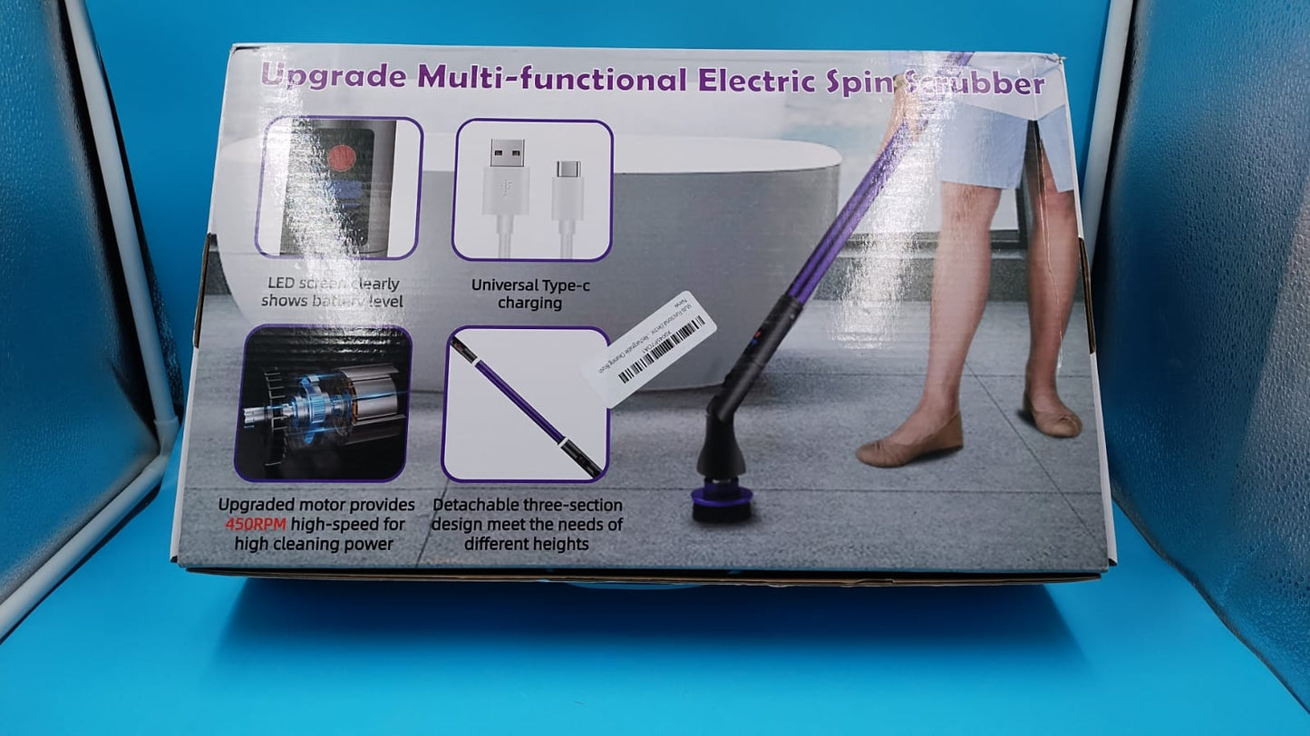 Limpiador eléctrico de giro mejorado, 3 velocidades de rotación.