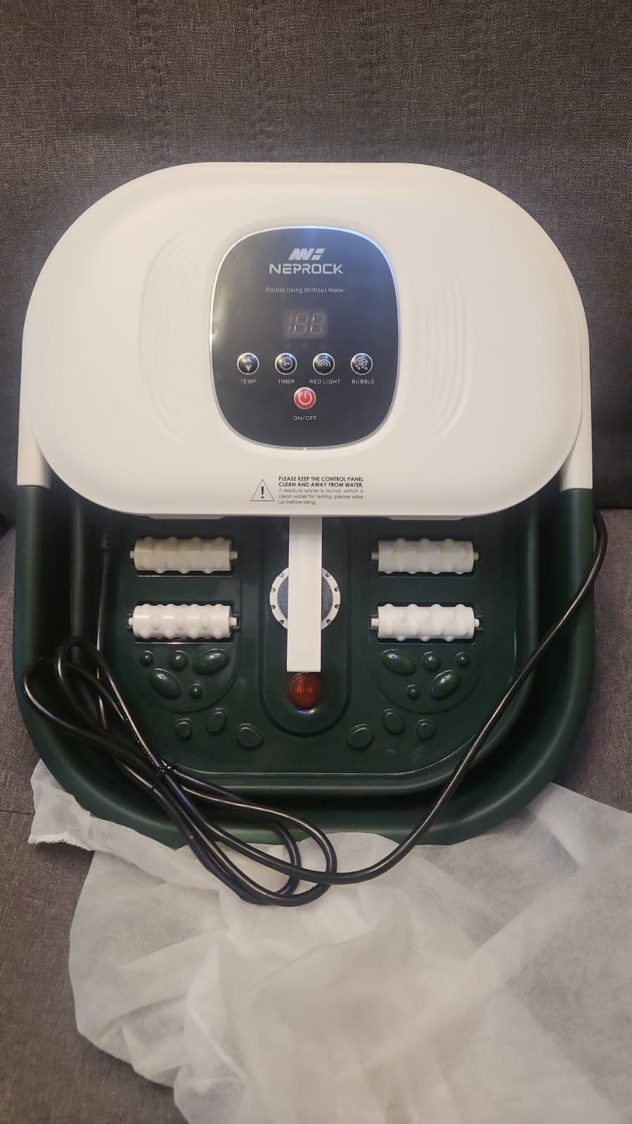 Spa de pies con calor y masaje y chorros, USADO Neprock