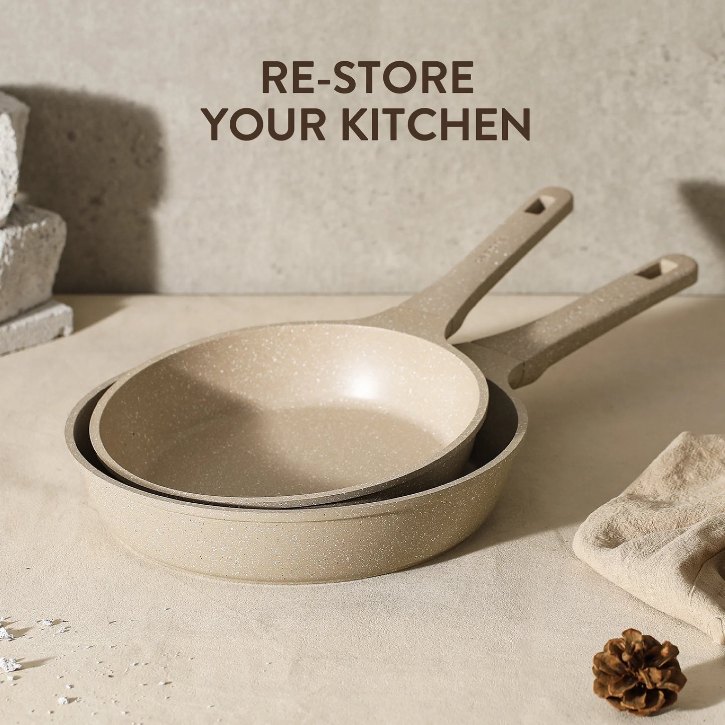 Carote Juego de Utensilios de Cocina Antiadherentes de 7 Piezas.