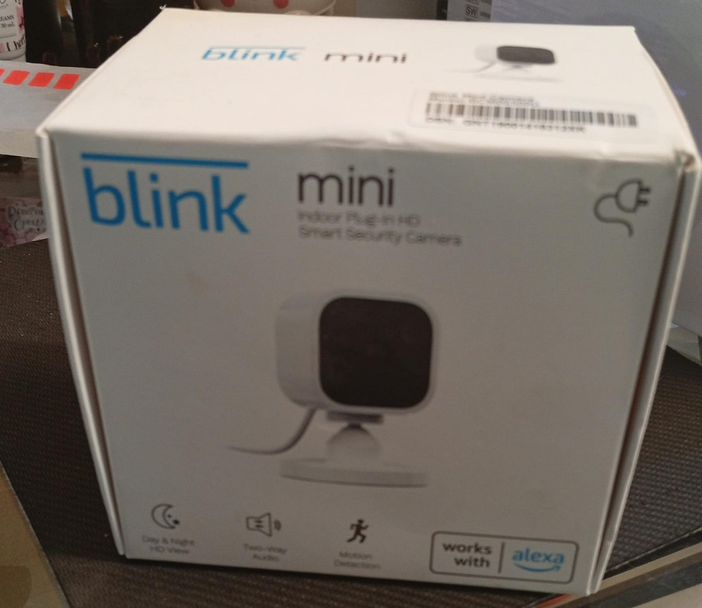 Blink Mini, Cámara de seguridad inteligente, Compacta.