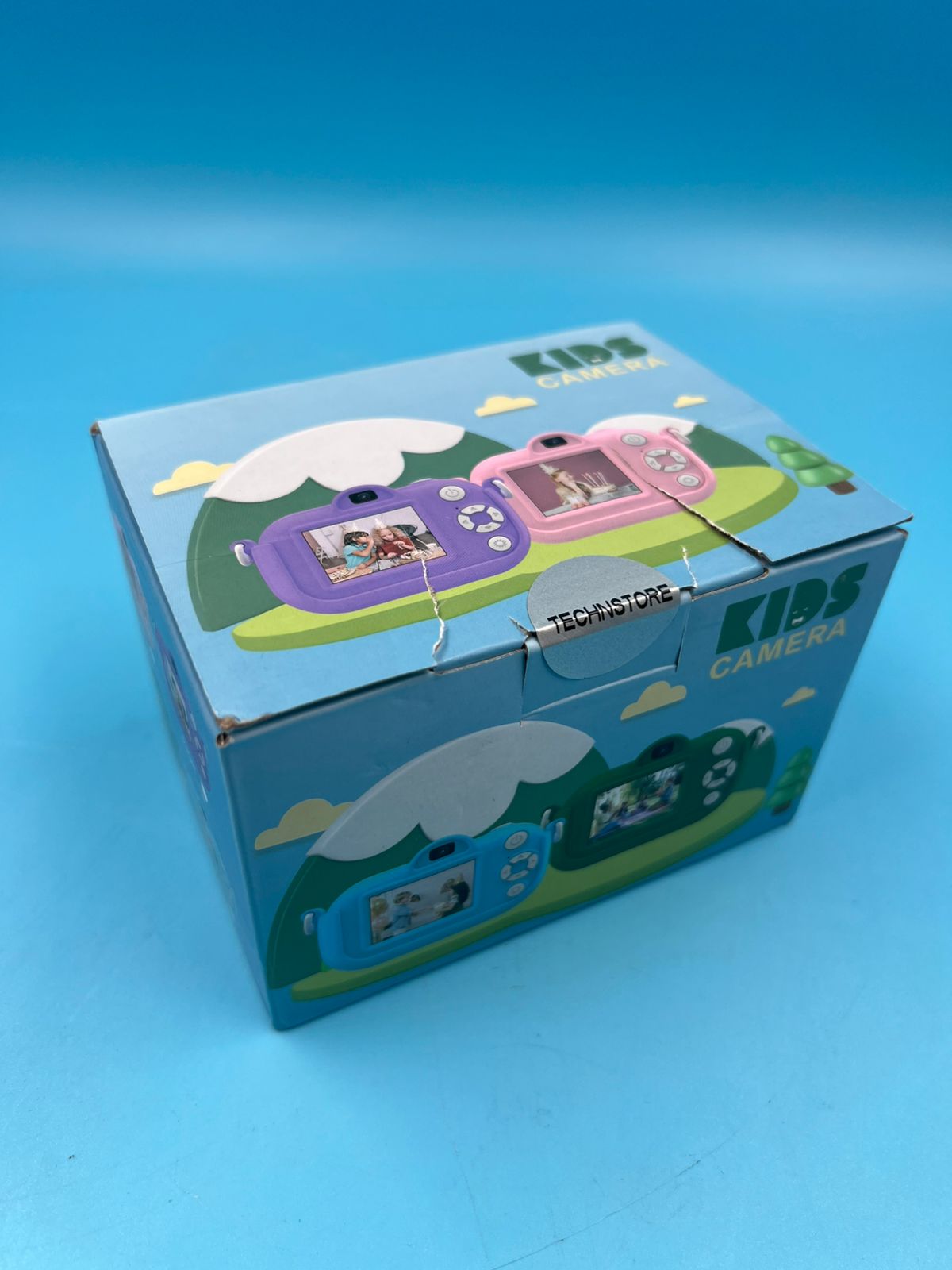 Cámara para niños lente dual 1080P HD dinosaurio