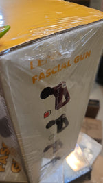 Pistola de masaje muscular DENX DX1716 alta potencia 8 cabezales