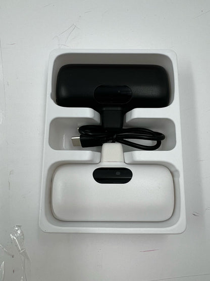 2 mini cargadores portatiles Type-C HX45X2 (USADO)