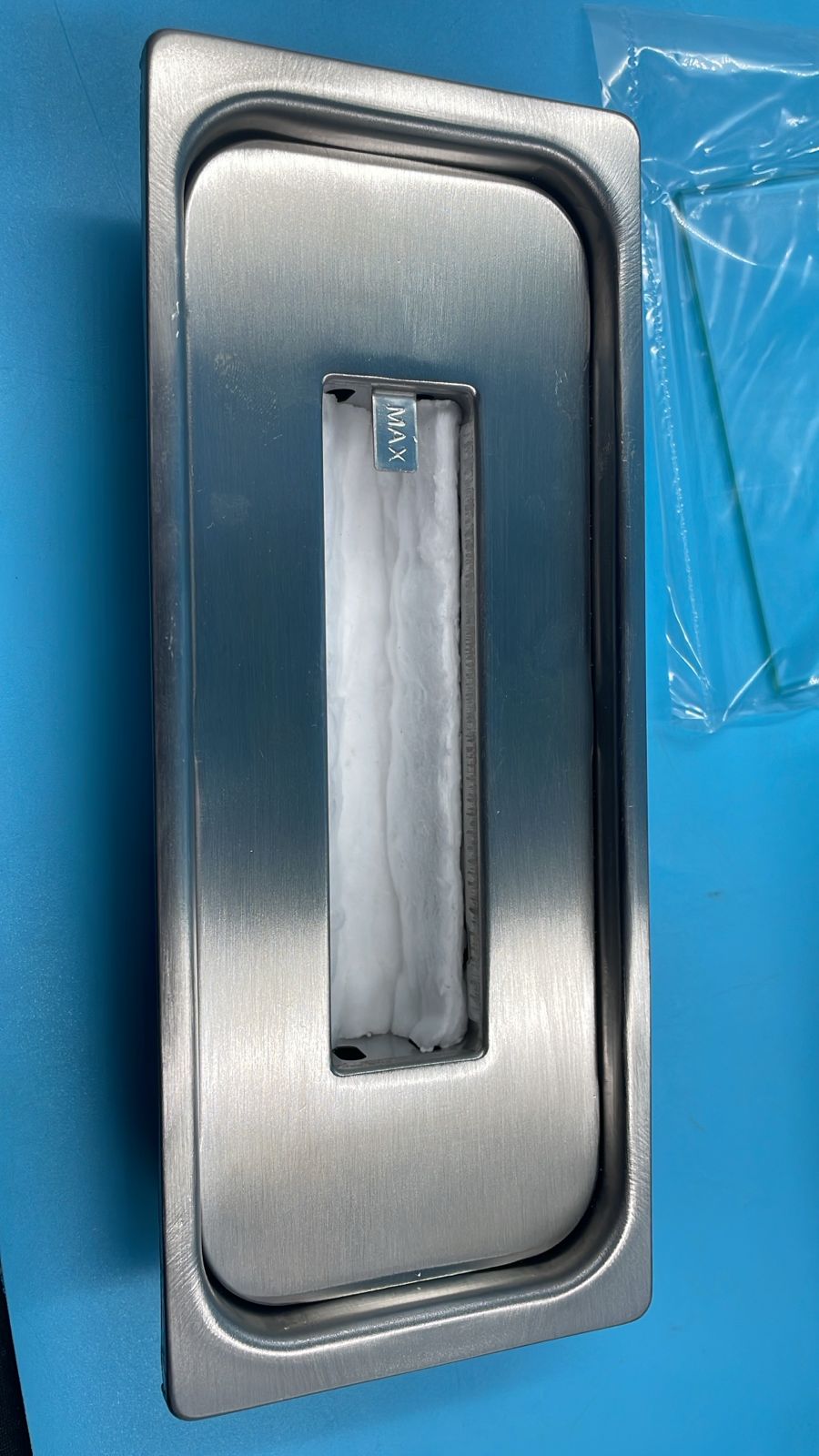 Chimenea de mesa, pequeña de acero inoxidable, Korniful.