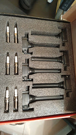 Kit de 6 bobinas de encendido (negras) y 6 bujías de iridio, A-Premium.