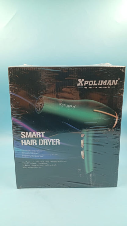 Secador de pelo Pro Ionic Salon Xpoliman, secado rápido 2000 v
