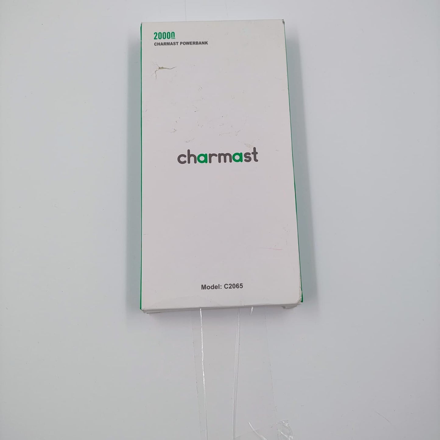 Charmast-Cargador portátil negro de 20000 mAh con 4 cables