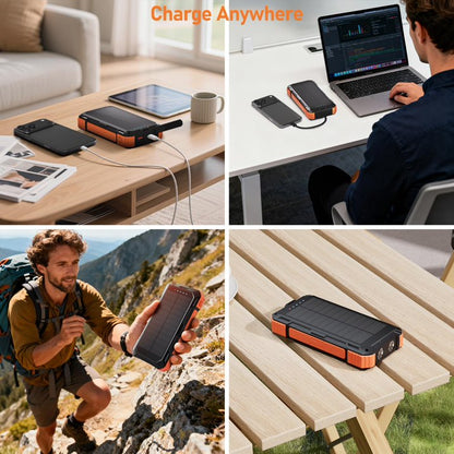 Power Bank ERRBBIC PS92W 49800mAh Solar 15W Carga Inalámbrica