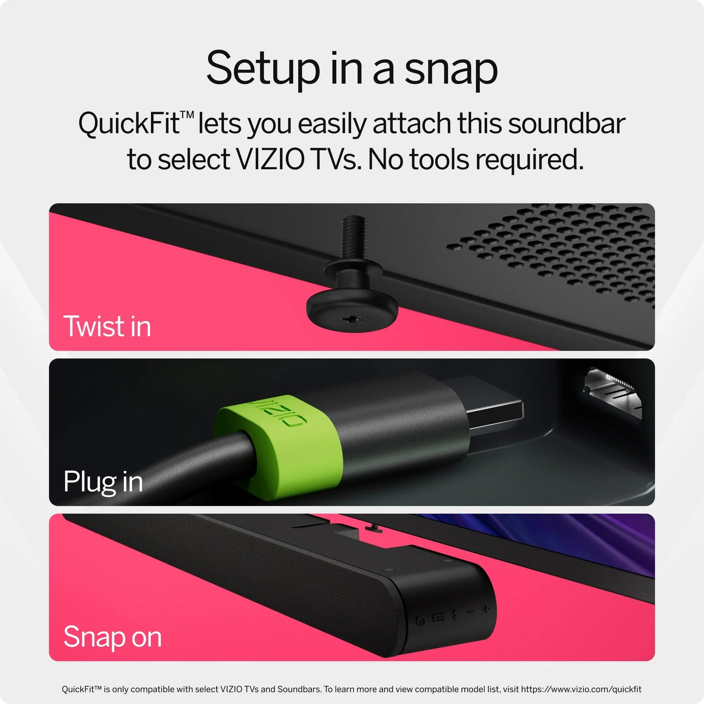 VIZIO Barra de Sonido 5.1 con Dolby Atmos, (Nuevo) SV510XW-0906