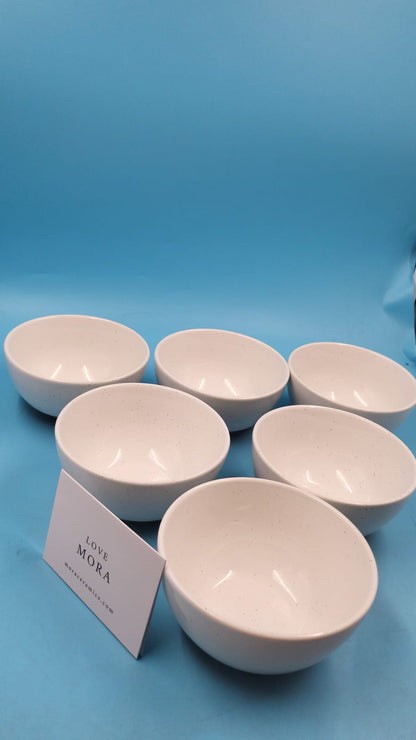 Juego de 6 Cuencos Cerámica 16oz Set 6 Multiusos Cocina
