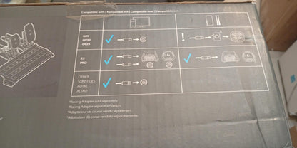 Logitech G RS Sim Racing Pedales (con freno de celda de carga de 75 kg) (USADO)
