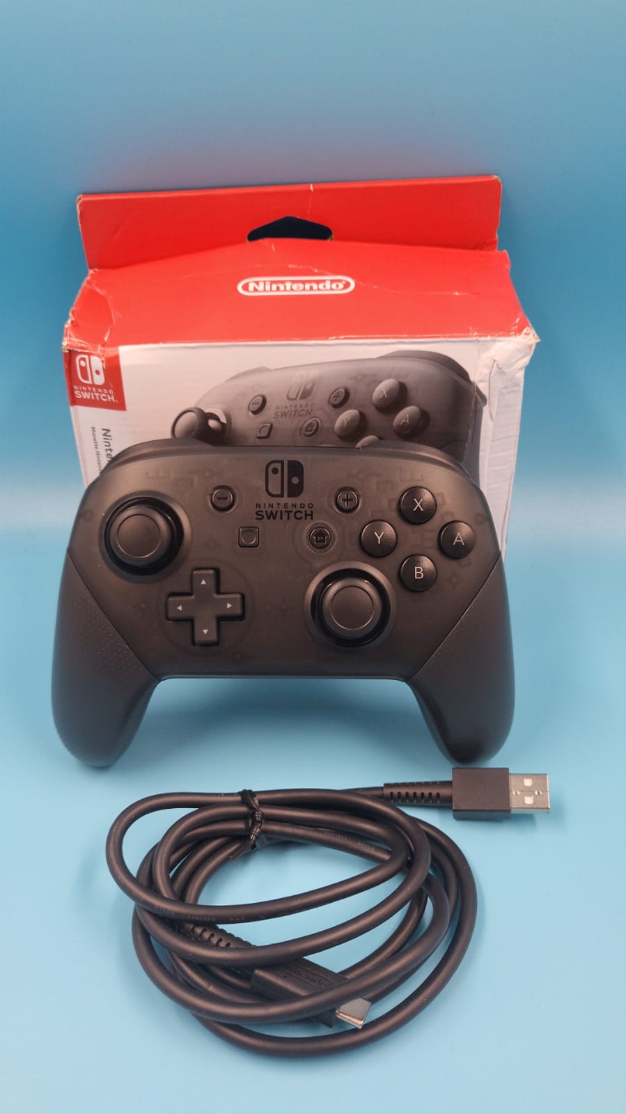 Controlador Pro Nintendo Switch color negro