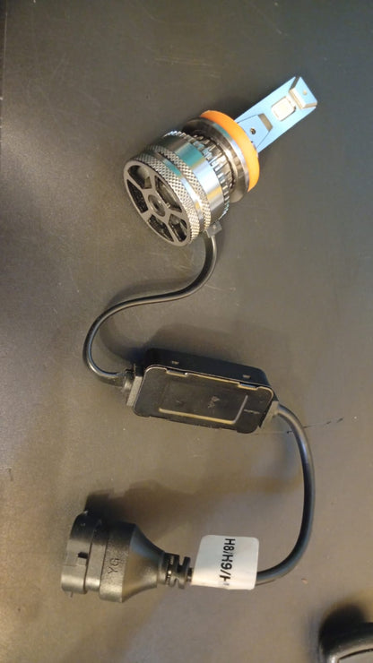 Bombillas LED para faros delanteros, H8, H9, H11, 6500K.