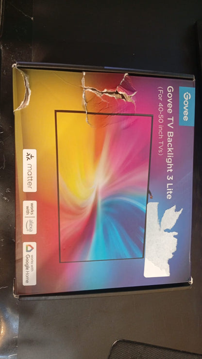 Luces de Retroiluminación para TV Govee 3 Lite, 40-50" Control voz y App