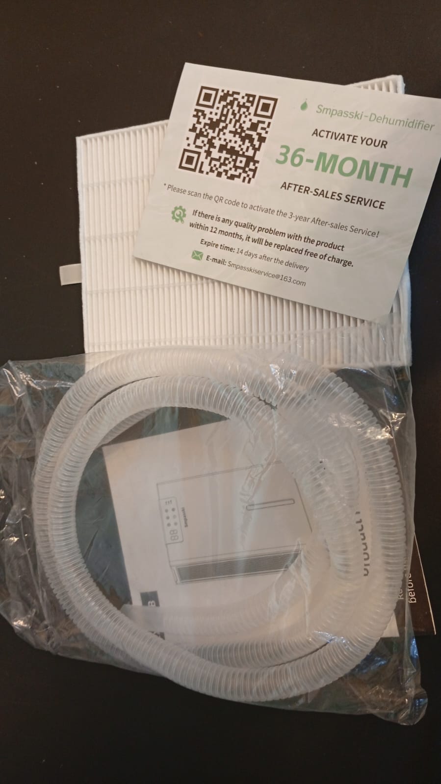 Deshumidificador Smpasski, 98 Oz, para el hogar (1000 pies cuadrados).