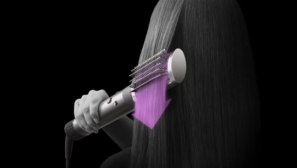 Cepillo azul firme alisador cabezal para dyson airwrap original