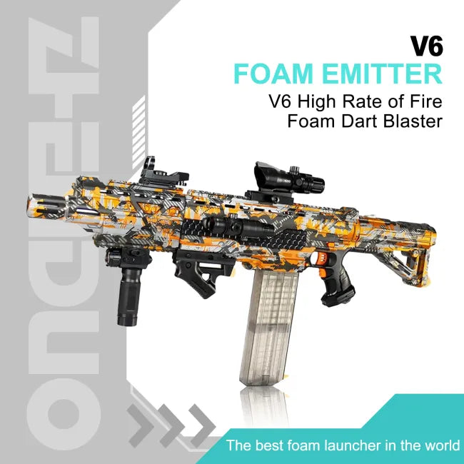 Pistola eléctrica de juguete, balas blandas de alta velocidad. (USADO).