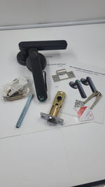 Cerradura de puerta con huella dactilar, cerradura de puerta inteligente con teclado, cerradura de entrada sin llave, con asa para hogar, hotel, oficina, departamento, recámara