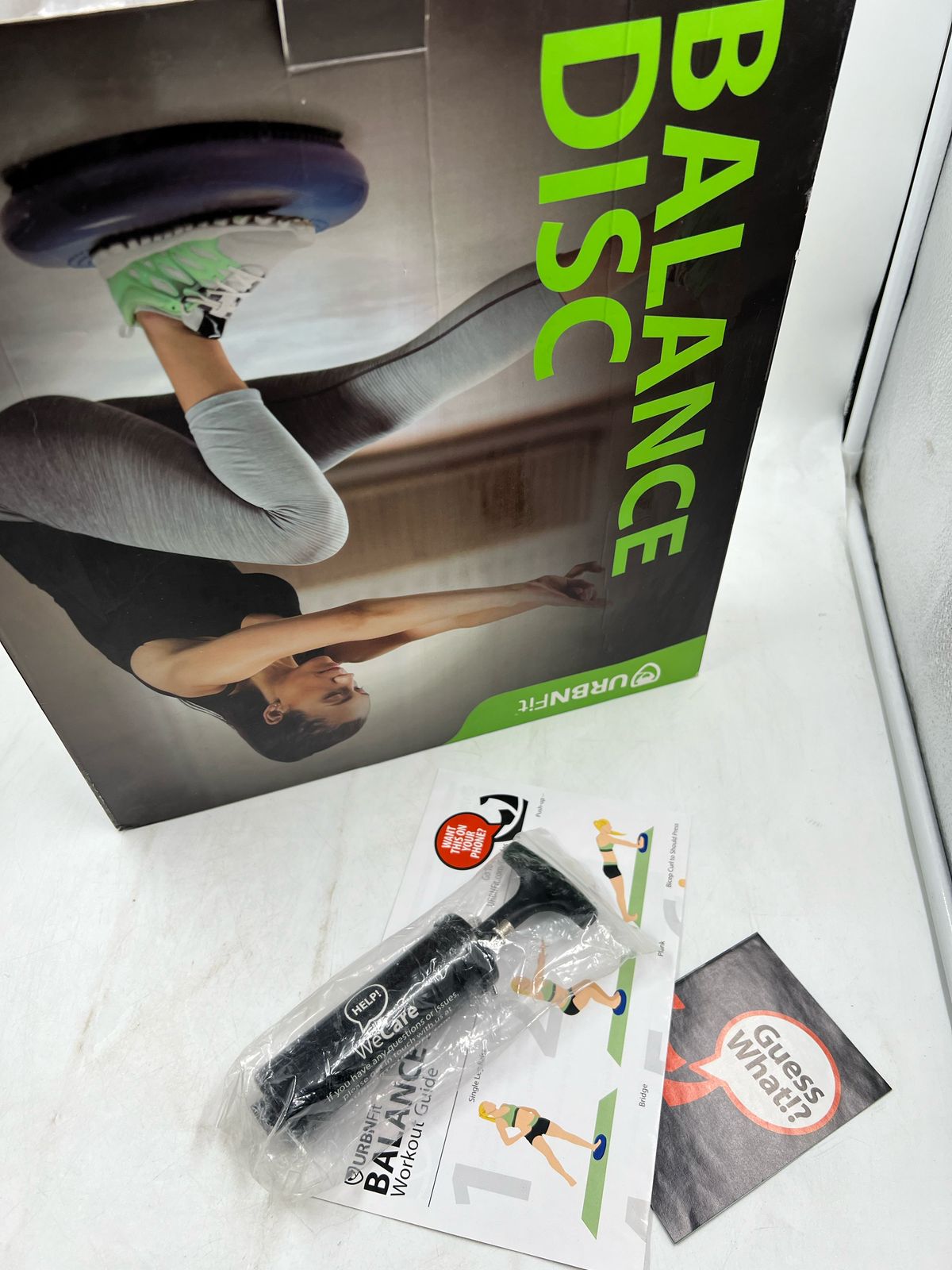 Cojín de equilibrio URBNFit disco fortalecimiento torso (USADO)