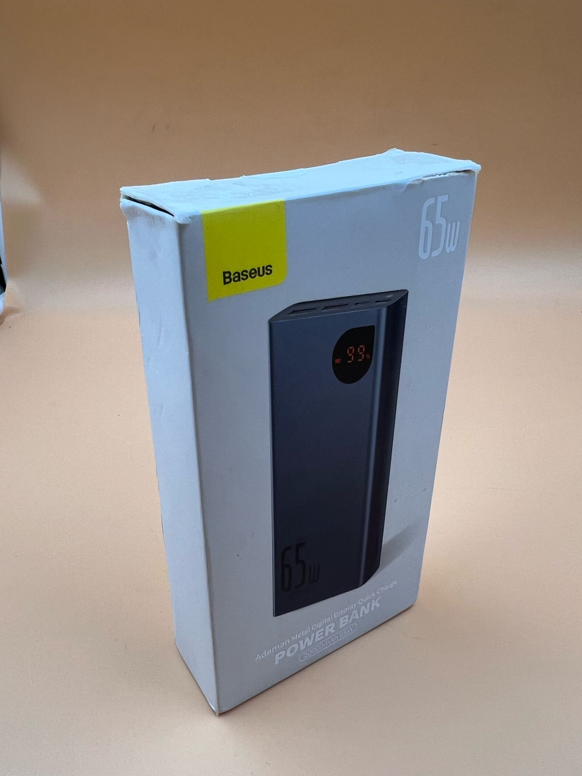 Banco energía Baseus Adaman 65W 20000 mAh