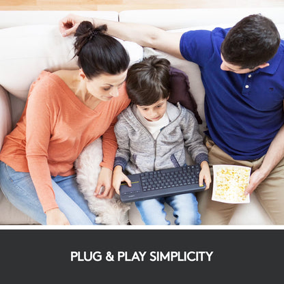 Teclado Logitech K400 Plus Inalámbrico Touchpad