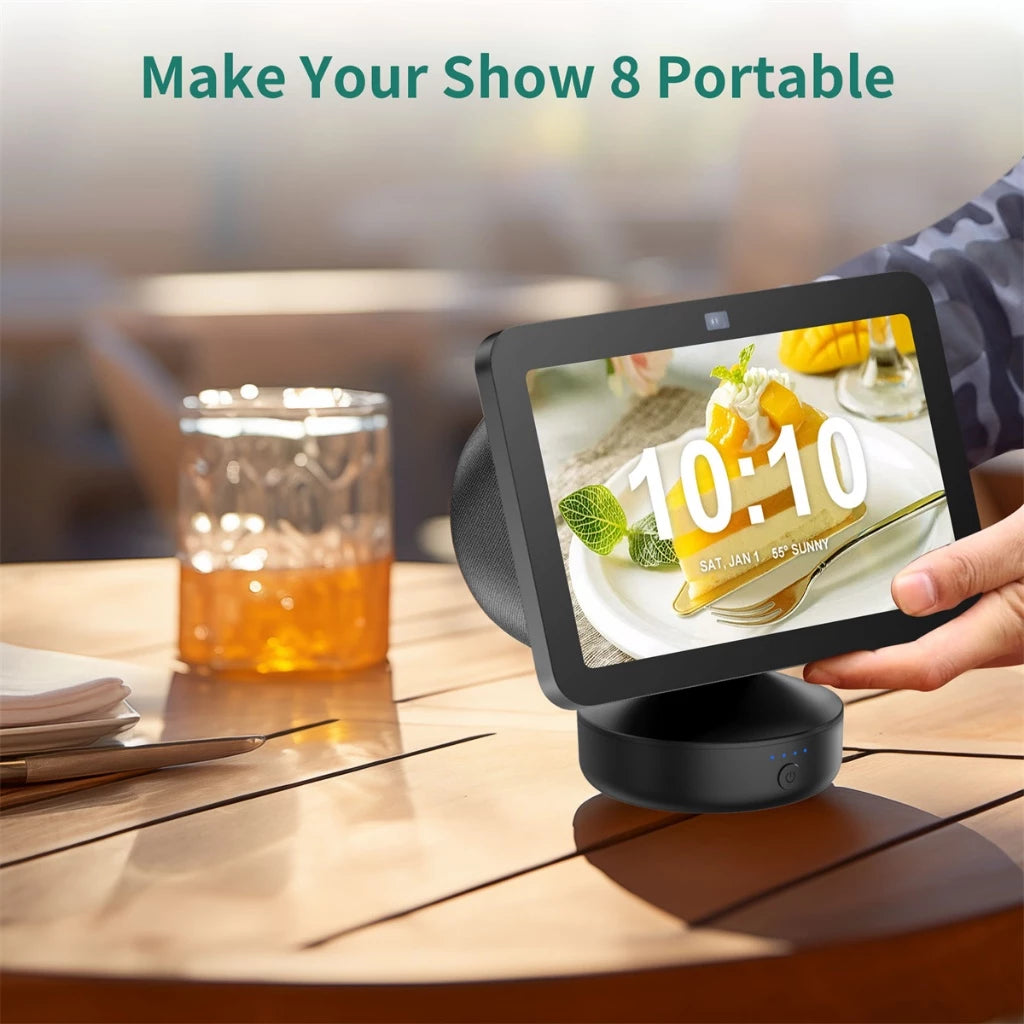 Base de batería para Ech0 Show 8 (3ra Gen) Blanco (Usado)