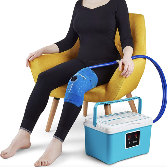 Máquina de terapia de frío PhysioNatural, para dolor en rodilla.