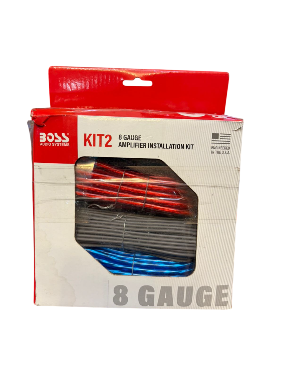 Kit de amplificador de calibre 8 BOSS Audio KIT2 (USADO)