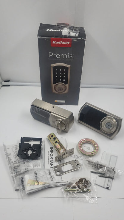 Cerradura inteligente con pantalla táctil. Compatible con Apple HomeKit.