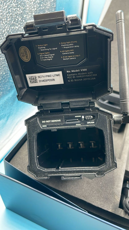 Cámara De Seguridad Autónoma Con Panel Solar Externo Vosker V300