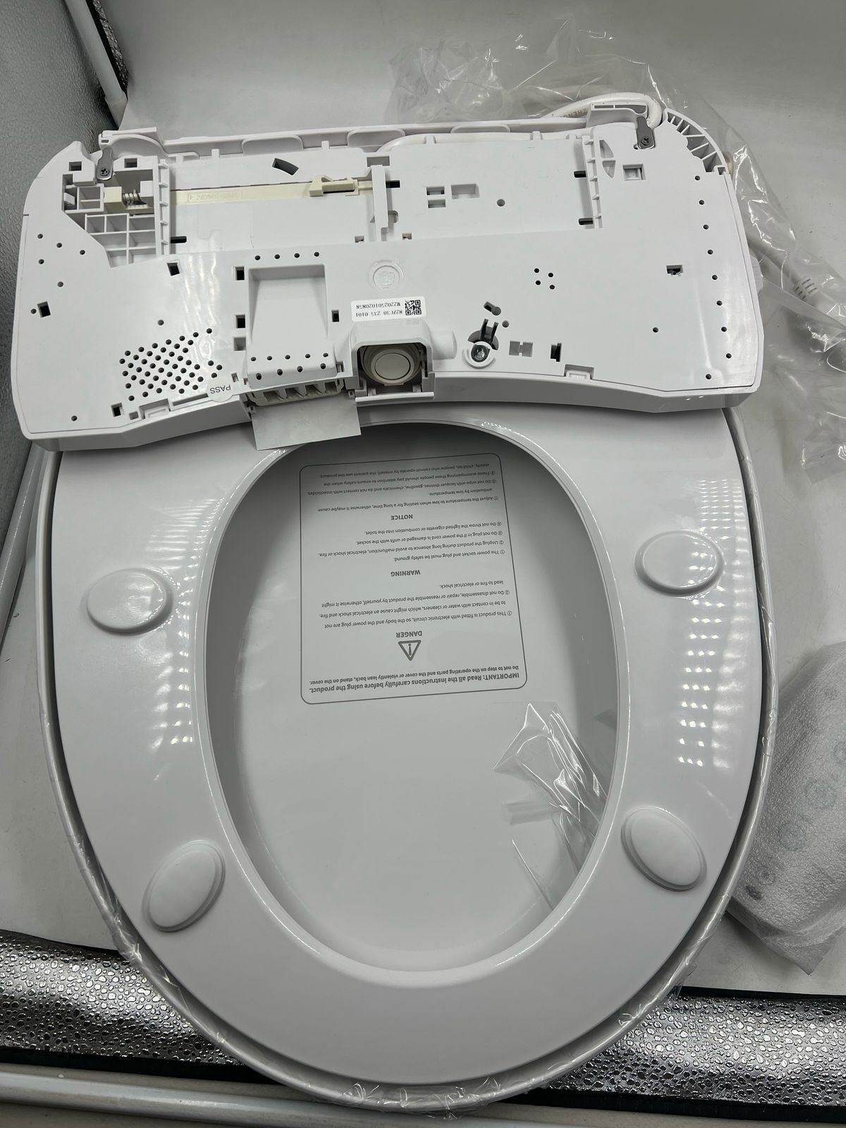 LEIVI - Asiento de inodoro con bidé eléctrico inteligente