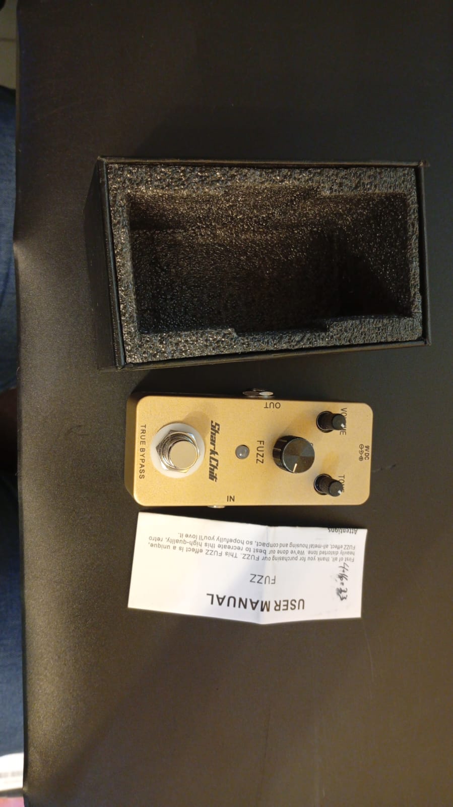 Fuzz Single Effect True Bypass para guitarra eléctrica, SharkChili.