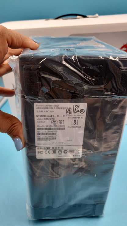 Servidor NAS Asustor AS5202T Dual Core 2.0GHz 2.5GbE Diskless