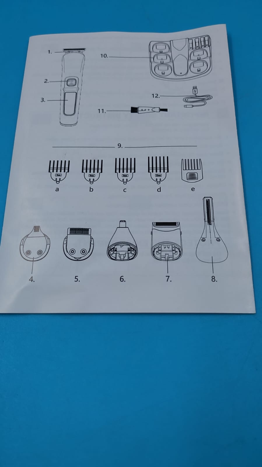 Ufree - Cortadora de barba inalámbrica para hombres.