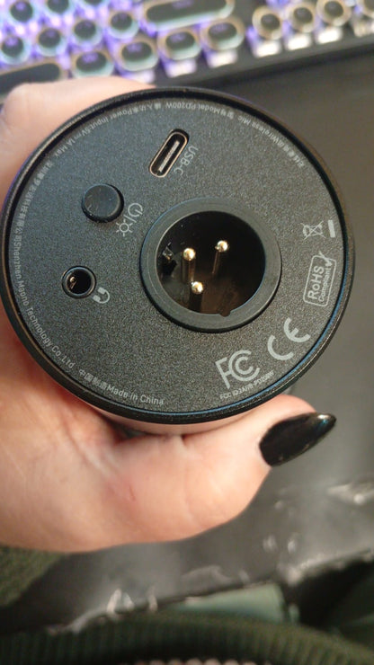 Micrófono híbrido inalámbrico para PC, MAONO PD200W (DETALLE)