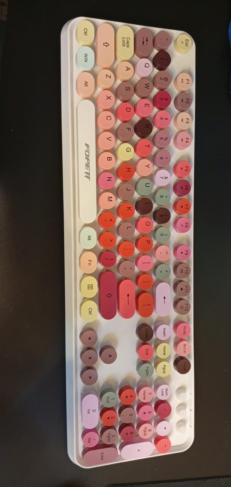 Juego de teclado y mouse inalámbricos, conectividad 2.4, FOPETT.