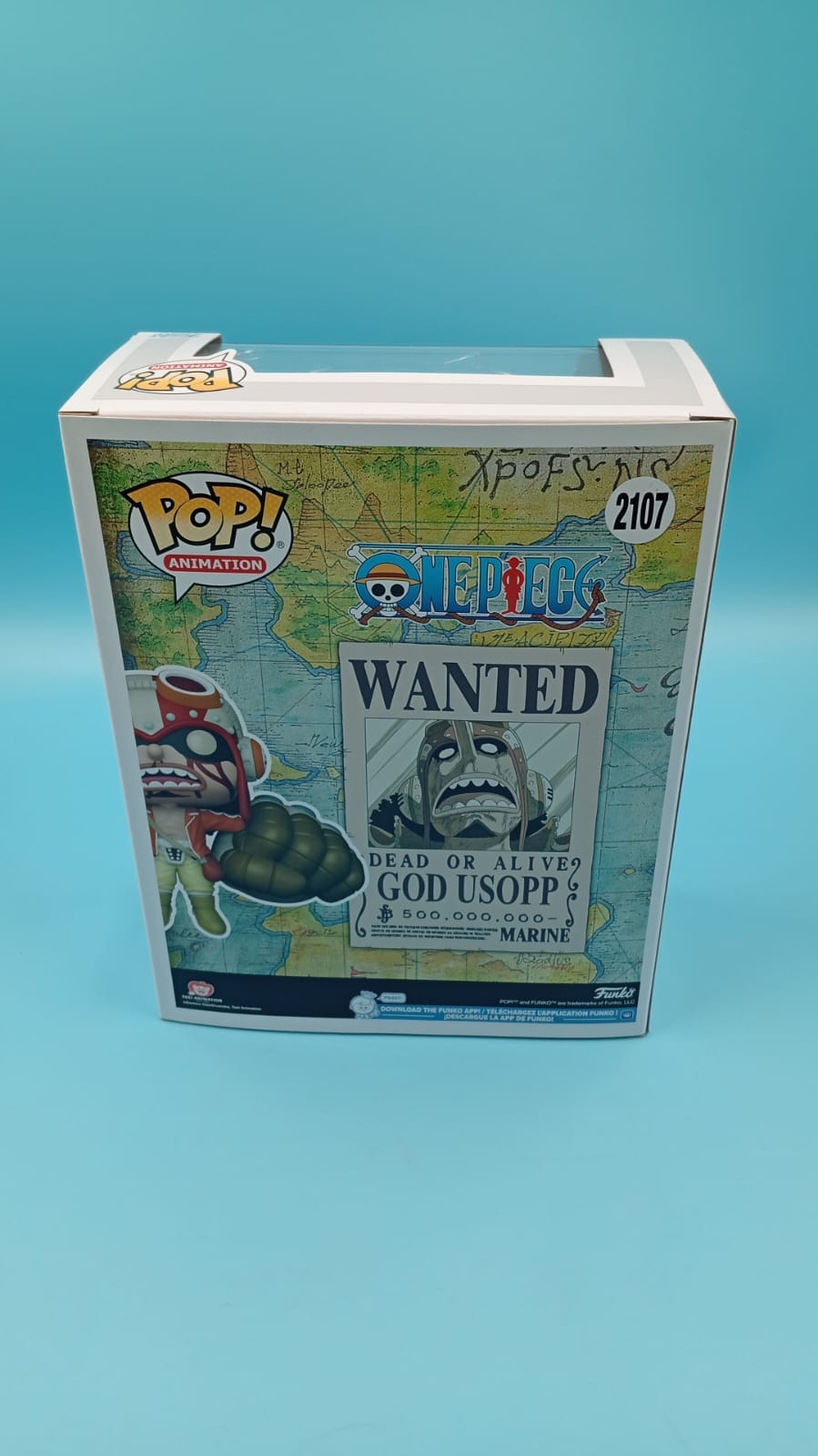 Funko Pop Usopp 2107 One Piece, Edición Especial, caja dura.