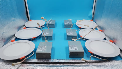 Luces Led empotrada inteligente de 6" RGBCW 15W LED Cloudy Bay 6 pack