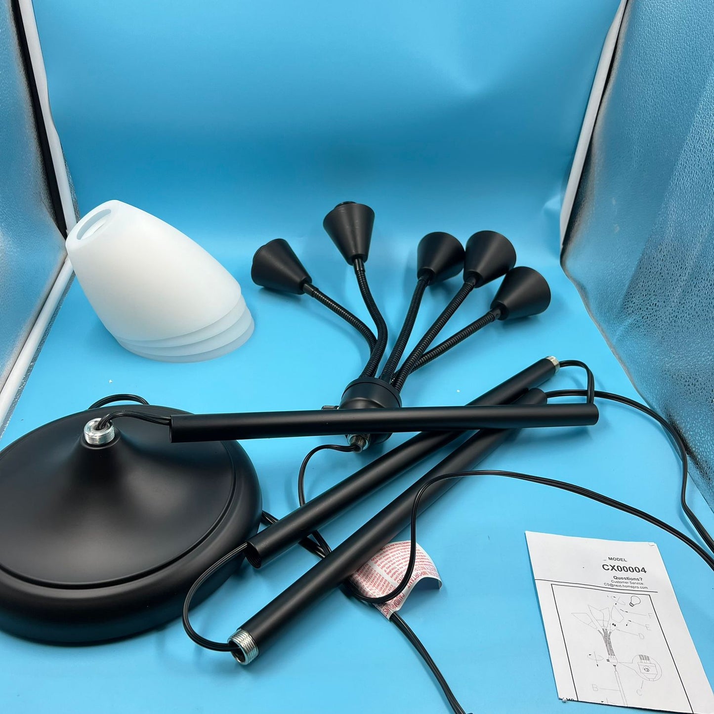 Honoding Medusa - Lámparas De Pie Con 5 Cabezales