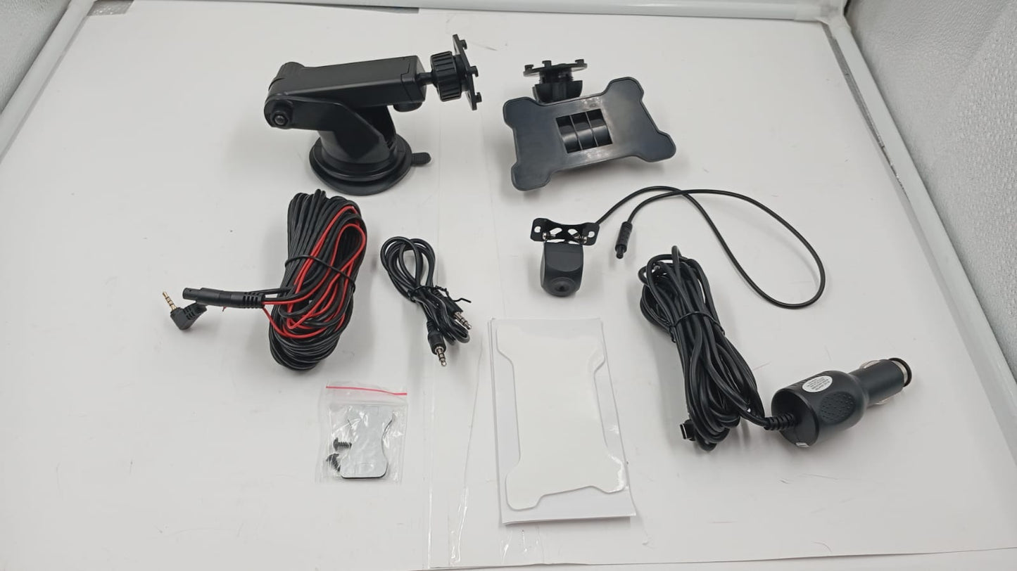 Estéreo portátil inalámbrico Carplay y Android Auto, 7", cam. Trasera.