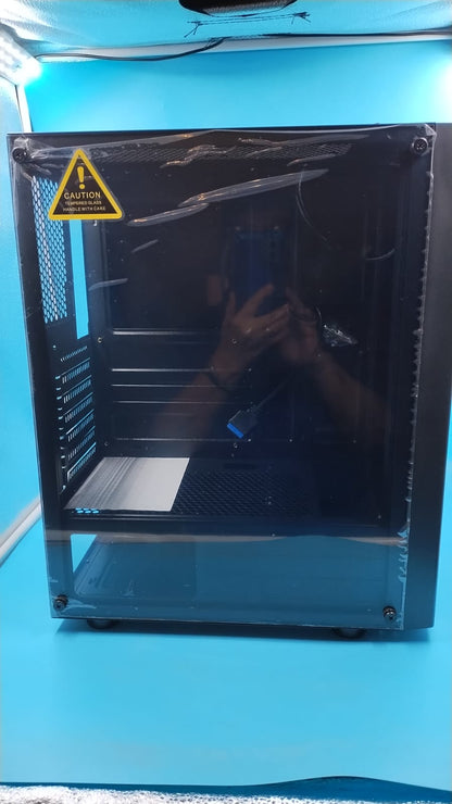 Gabinete Eagle Warrior Loop RGB, Cristal Templado, ATX, Micro ATX