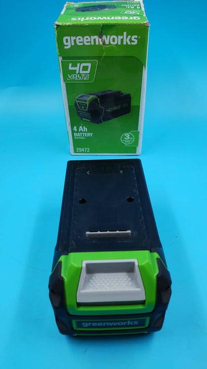 Batería GreenWorks 29472 4 Ah 40 V (USADO)