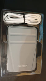 Batería inalámbrica magsafe, Q.Mag Power 9, con soporte. (GRIS)