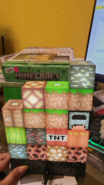 Paladone Lámpara Nocturna De Bloques De Construcción De Minecraft.