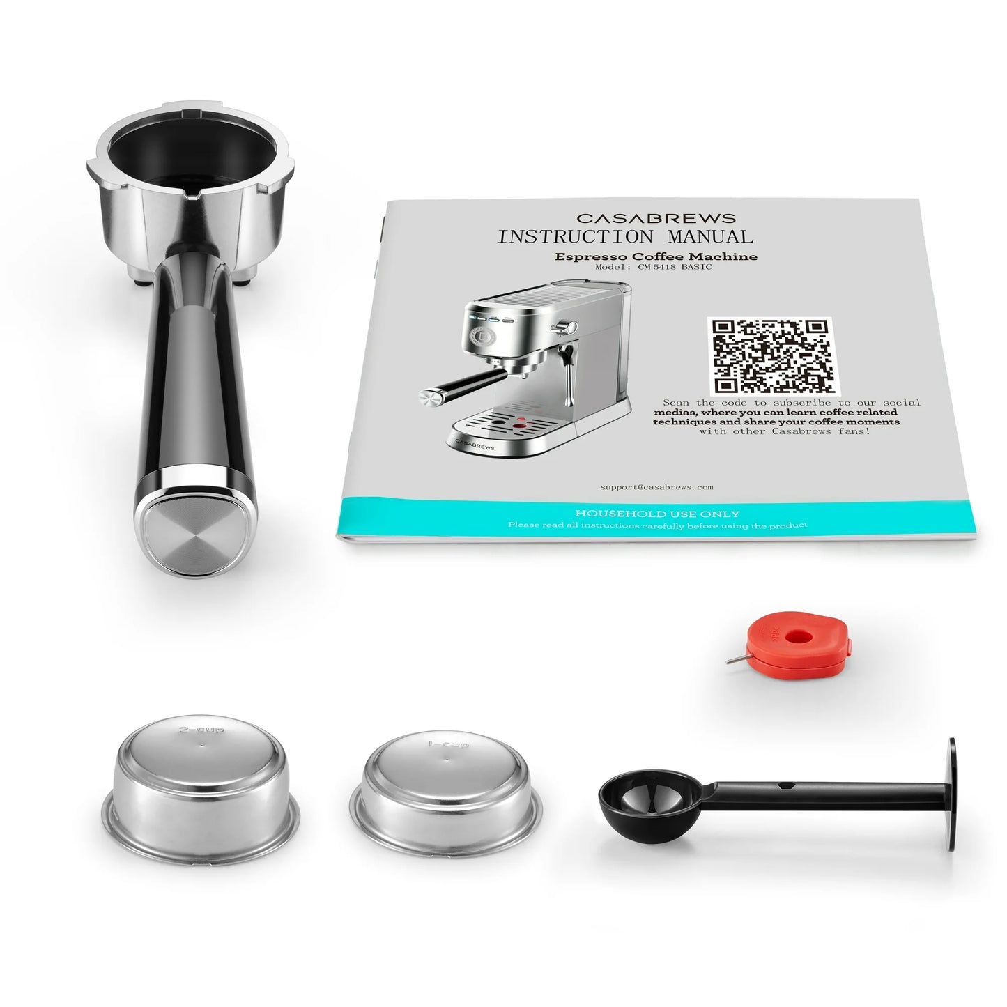 Cafetera espresso, 20 bares, depósito 940ml, espumador de leche.