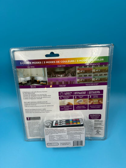 9 luces LED control remoto cambian de color BLACK+DECKER