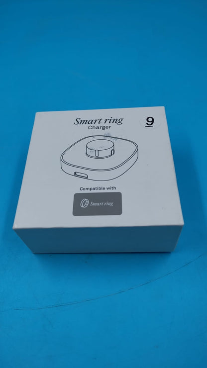 Cargador de anillo inteligente, Talla 9, Oura Ring Gen4.caja abierta