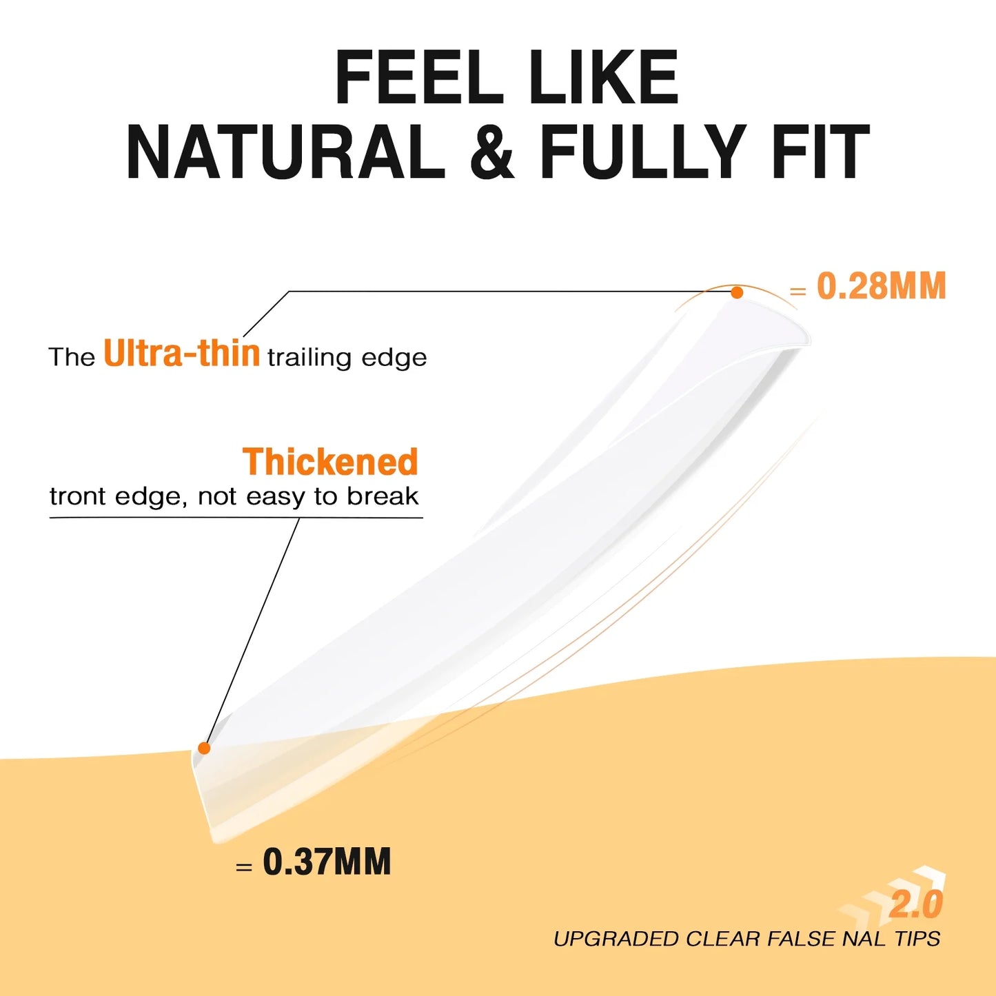 Kit de uñas postizas, rapido y facil, 552 puntas, polygel.