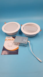 Luces 12 pza LED empotrables de techo con cardán 6 pulgadas, luces direccionales. Amico