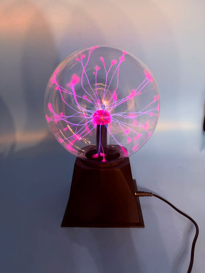 Lámpara Bola de Plasma Sensible al Tacto morado